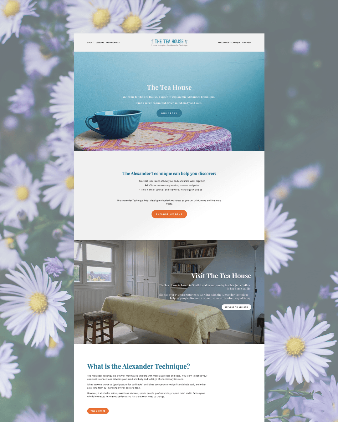 The Tea House Website Design
